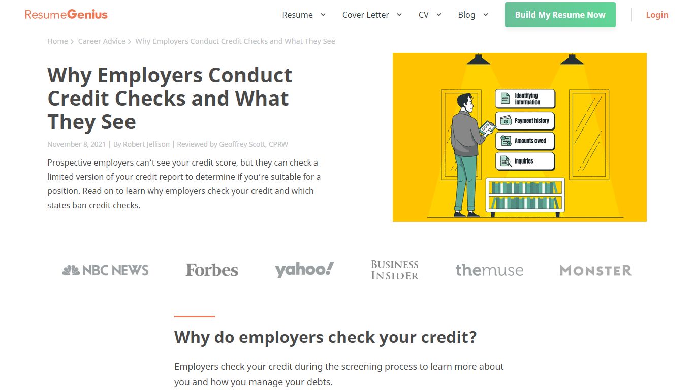 Employment Credit Checks: What Are They and What Can They See?