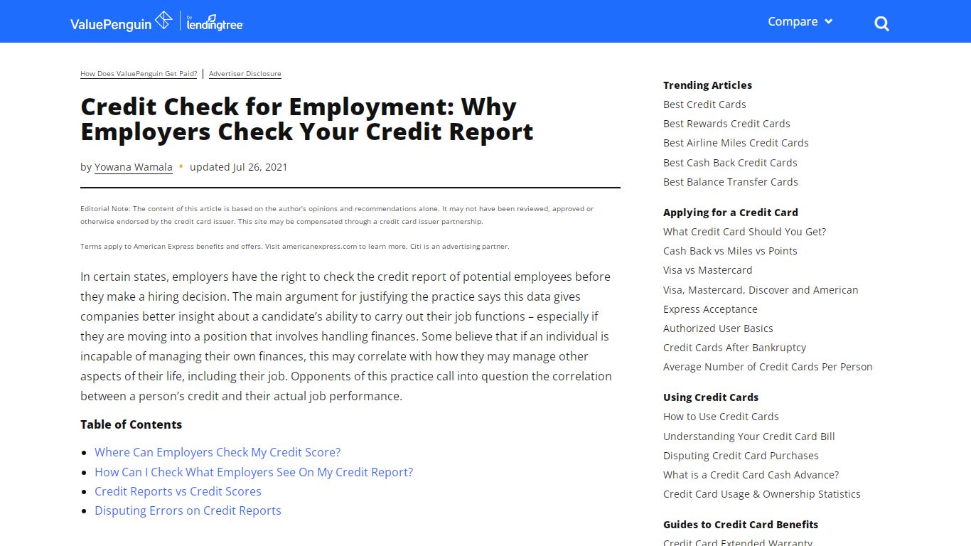 Credit Check for Employment: Why Employers Check Your Credit Report ...